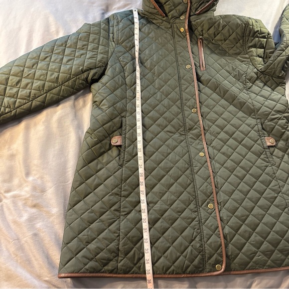 RALPH LAUREN Lauren Women Diamond Quilted Jacket Litchfield Coat Mid Length 3X - Picture 7 of 15